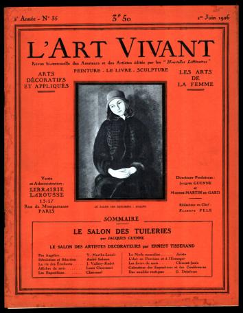 L'art vivant 1926 numéro 35