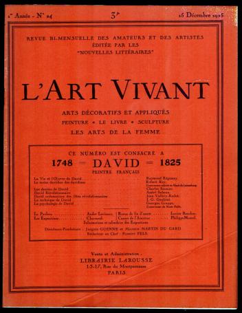 L'art vivant 1925 numéro 24