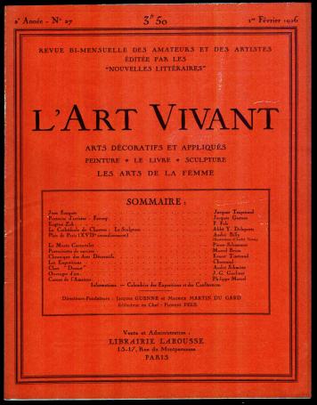 L'art vivant 1926 numéro 27