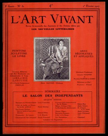 L'art vivant 1927 numéro 51