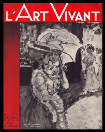 L'art vivant   n° 176  Septembre 1933