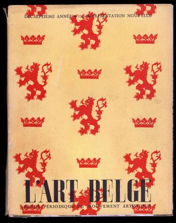 L'art belge revue mensuelle 1936