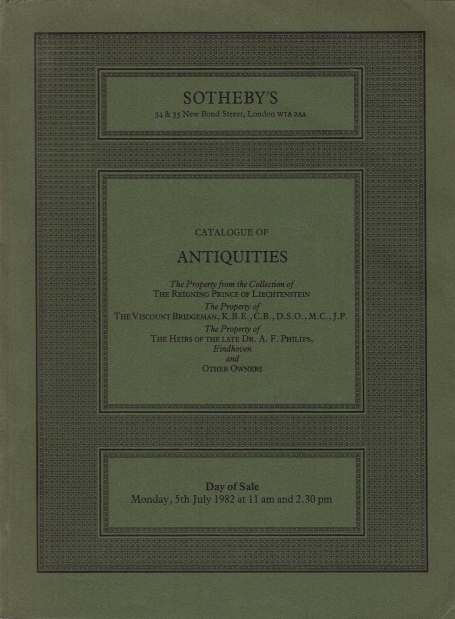 Catalogue of Antiquities