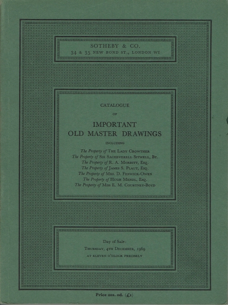 264. Catalogue of  Important Old Master Drawings