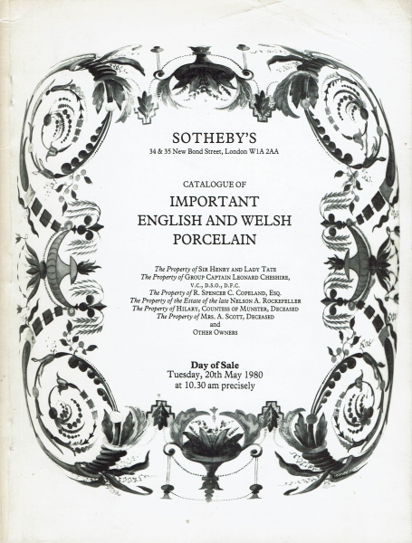 276. Catalogue of important English and Welsh porcelain