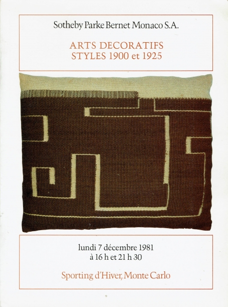 277. Arts décoratifs styles 1900 et 1925