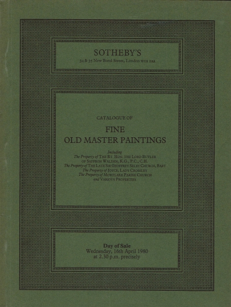 312. Fine old master paintings