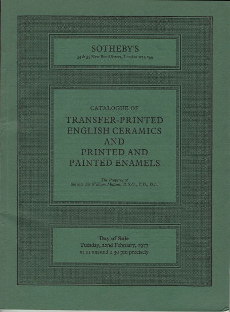 316. Transfer-printed English ceramics and printed and painted enamels