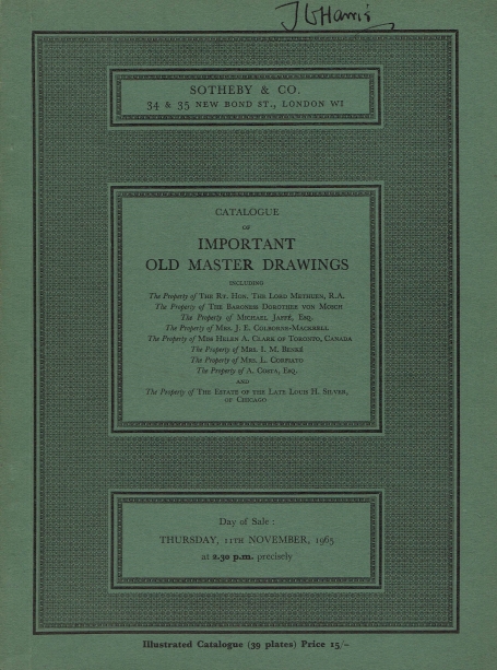 320. Important old master drawings