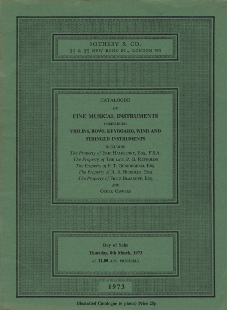 325. Fine musical instruments