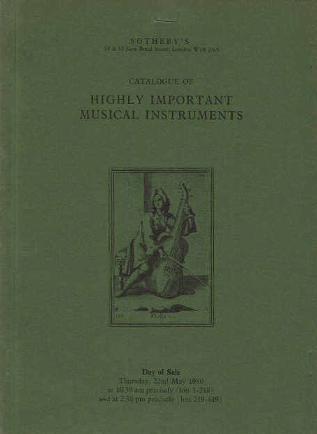 328. Highly important musical instruments