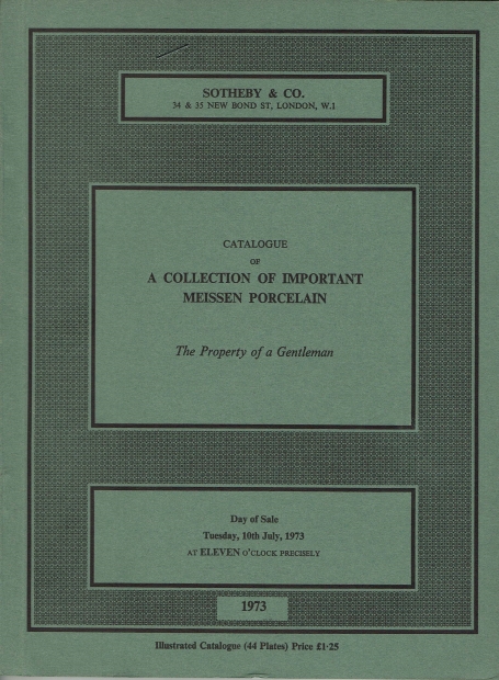 343. A collection of important Meissen porcelain