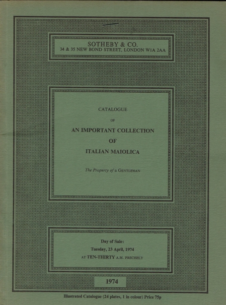 349. An important collection of Italian maiolica