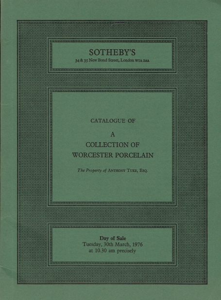 371. A collection of Worcester porcelain