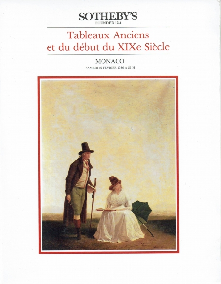 386. Tableaux Anciens et du début du XIXe Siècle