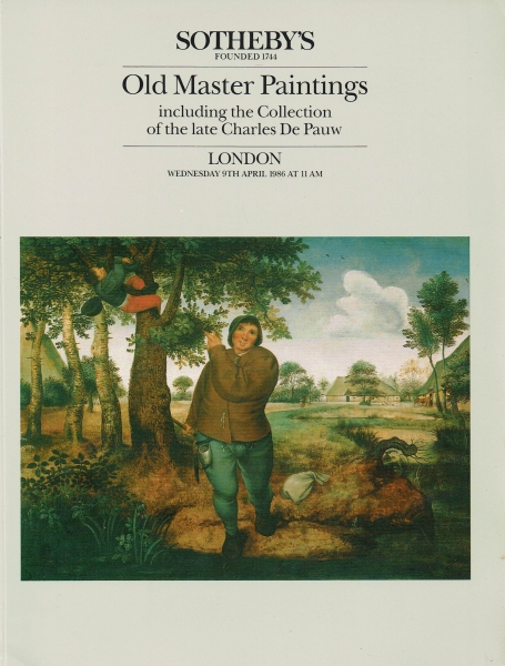 392. Old Master Paintings including the collection of the late Charles De Pauw