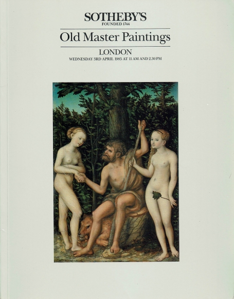 411. Old Master Paintings