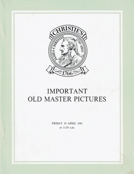 489.  Important Old Master Pictures