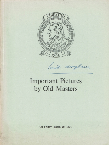 502. Important Pictures by Old Masters