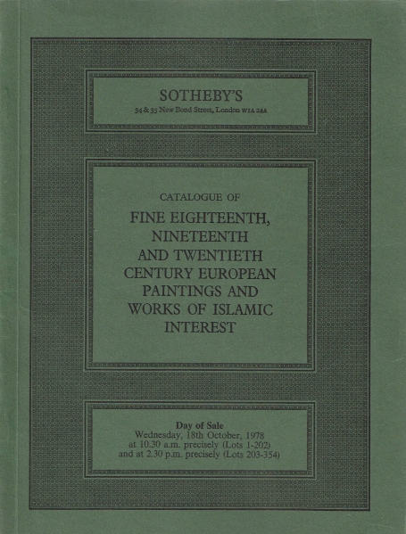 528. Fine Eighteenth and Twentieth Century European Paintings