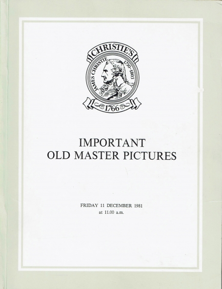 539. Important Old Master Pictures