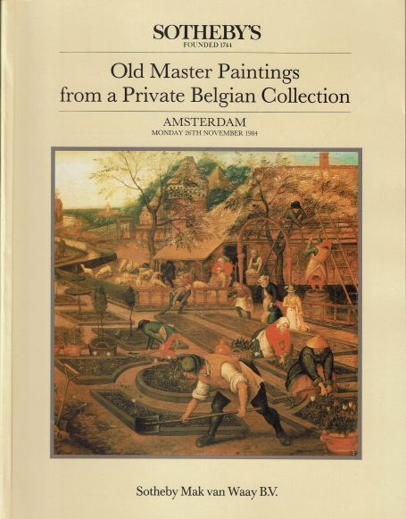 543. Old Master Paintings from a Private Belgian Collection