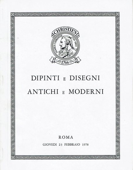 603. Dipinti e Disegni Antichi e Moderni