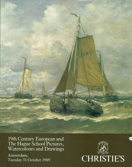 617. 19th Century European and The Hage School Pictures, Watercolours and Drawings