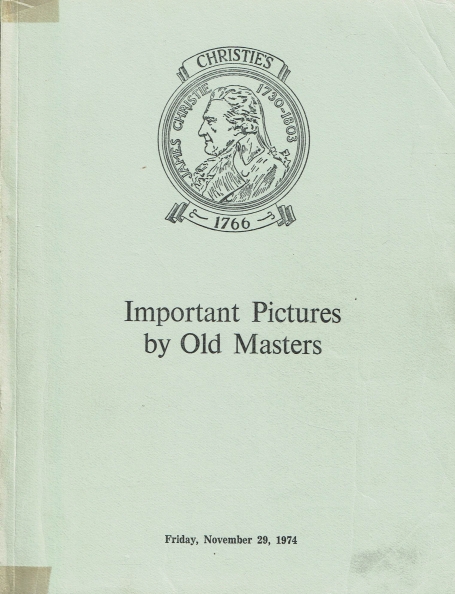 622. Important Pictures by Old Masters