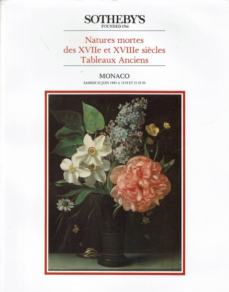 638. Natures Mortes des XVIIe et XVIIIe siècles Tableaux Anciens