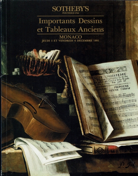 641. Importants Dessins et Tableaux Anciens