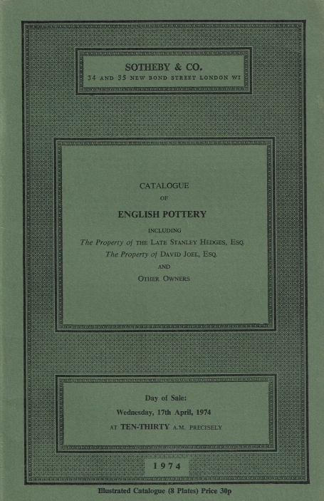 685. English Pottery