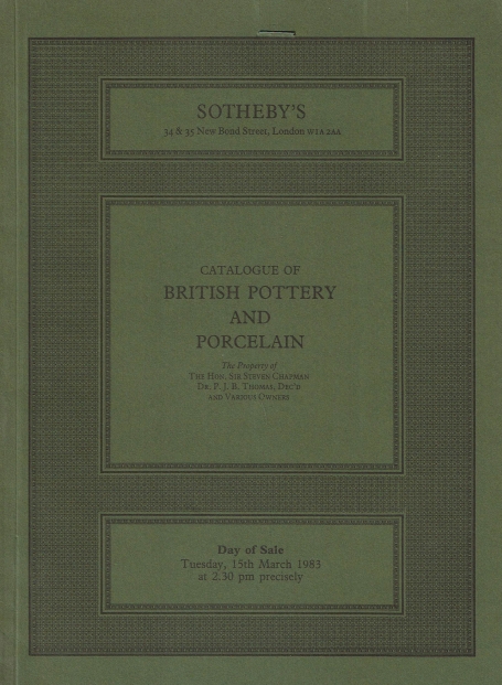 687. British Pottery and Porcelain
