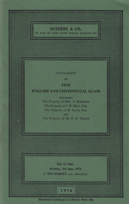 700. Fine English and Continental Glass