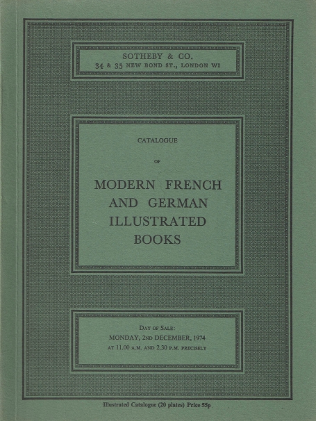704. Modern French and German Illustrated Books