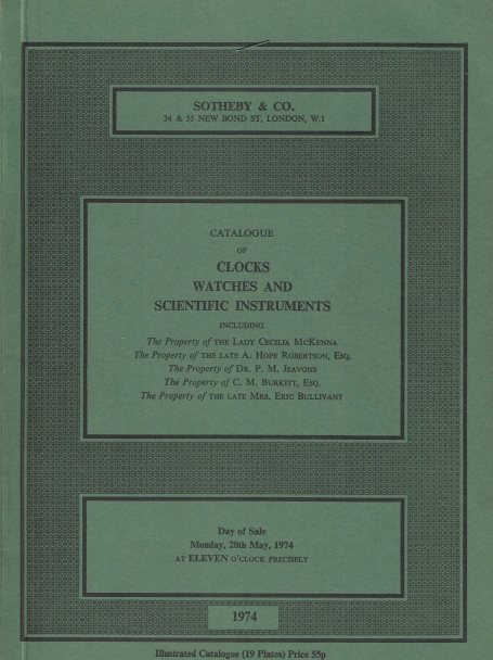 707. Clocks, Watches and Scientific Instruments