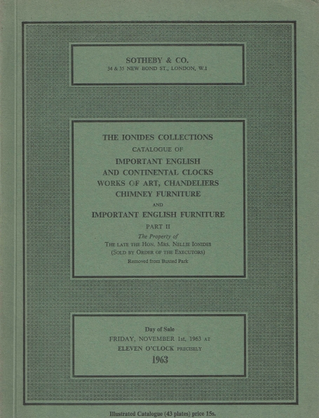 709. The Ionides Collections