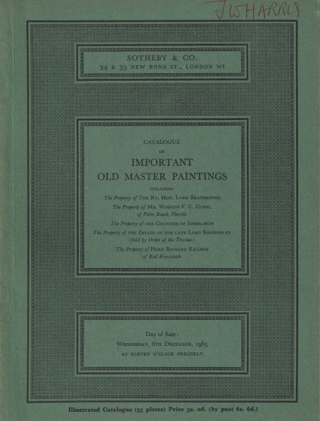 723. Important Old Master Paintings