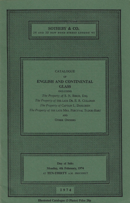 739. English and Continental Glass