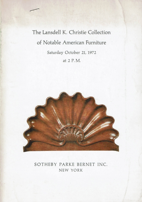744. The Lansdell k. Christie Collection of Notable American Furniture