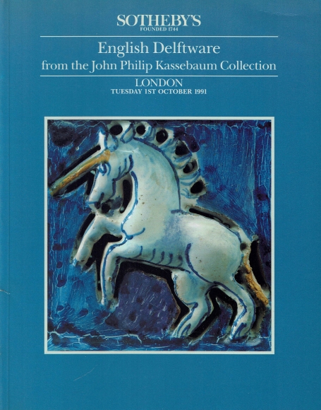 764. English Delfware from the John Philip Kassebaum Collection