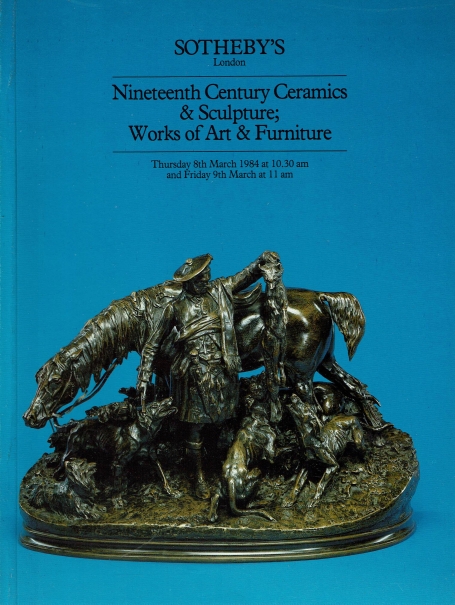 768. Nineteenth Century Ceramics & Sculpture; Works of Art & Furniture