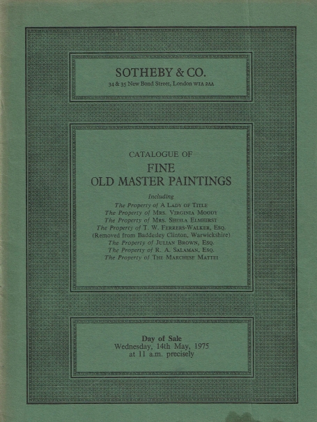 778. Fine Old Master Paintings