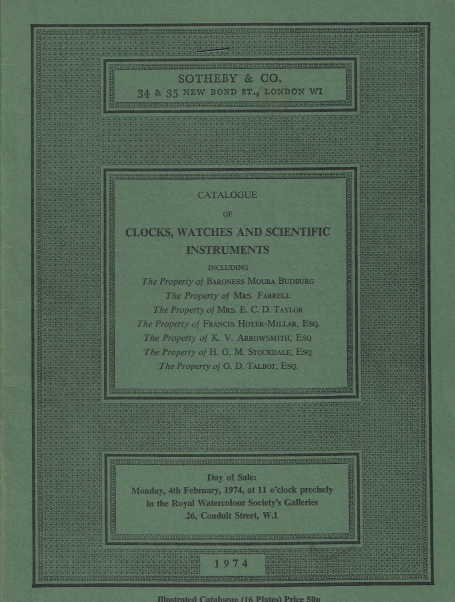 791. Clocks, Watches and Scientific Instruments