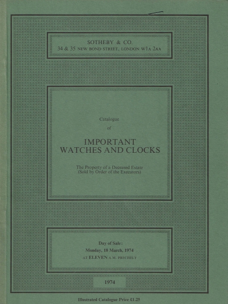 792. Important Watches and Clocks