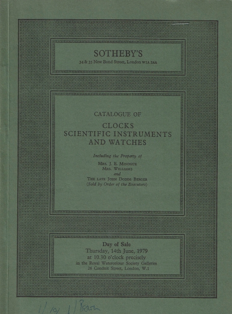 794. Clocks Scientific Instruments and Watches