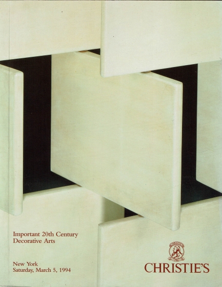 813. Important 20th Century Decorative Arts