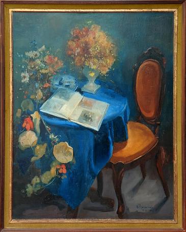 De Nederlandse kunstenares Anny Rouschop