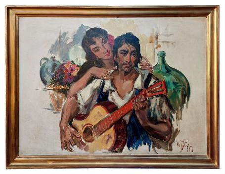Kunstwerk op canvas van Aimé Van Belleghem kopen
