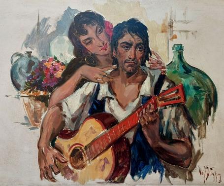 Schilderij van de Belgische schilder Aimé Van Belleghem kopen